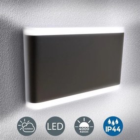 B.K. Licht 1184 kültéri fali lámpa 2xLED 3,5W 230V IP44 4000K