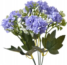 Mesterséges virág lila hortenzia 30 cm