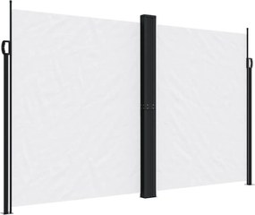 vidaXL fehér behúzható oldalsó napellenző 200 x 600 cm