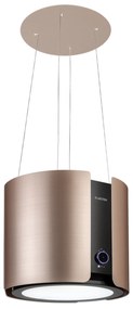 Klarstein Skyfall, sziget páraelszívó, Ø 45 cm, légkeringetés, 402 m³/ó, LED, nemesacél, arany