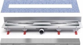 Falra szerelhető lineáris lefolyó Chudej 850M beépíthető