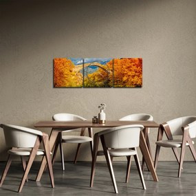 Kép - Konitsa híd (órával) (90x30 cm)