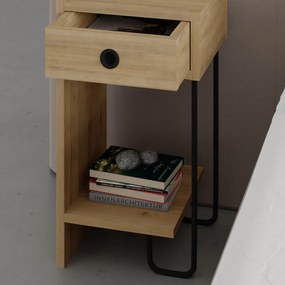 Éjjeliszekrény Sirius Left - Oak v2