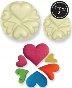 2D Szív lyukasztó szívek 2 forma