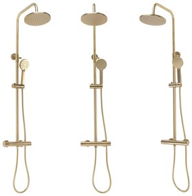 Zuhanyszett Termosztátos Rea PAROT BRUSHED GOLD