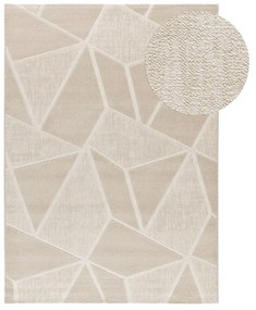 Krémszínű szőnyeg 133x190 cm Sensation – Universal