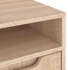 VISNES sonoma tölgy szerelt fa TV-szekrény 100x40x38 cm