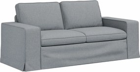 vidaXL Kanapé Világosszürke 182 x 80 x 82 cm szövet