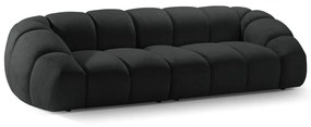 Fekete kanapé 294 cm Diana – Micadoni