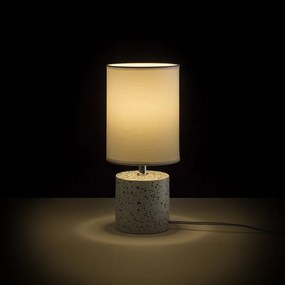RENDL CAMINO stolní se stínidlem bílá dekor teraso 230V LED E27 15W