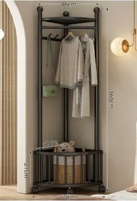 Szögletes álló ruhaakasztó