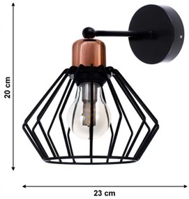 Fali lámpa PORTO 1xE27/40W/230V