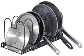 WENKO 53149100 - Fedőtartó és serpenyőtartó 18x18 cm fekete