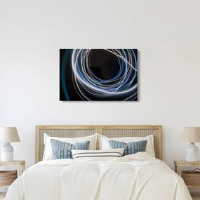 Kék vonalak képe (90x60 cm)
