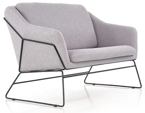 Kétüléses Soft II XL, szürke / fekete