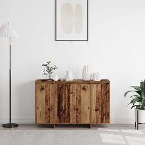 Barna büfé Régi fa Fa 120 x 41 x 75 cm Büfé Négyszögletes
