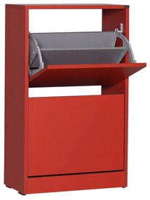 Cipőtároló (cipősszekrény) Tosina 2 (piros). 1094563
