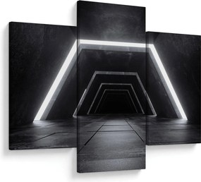 Kép - Futurisztikus alagút (90x60 cm)
