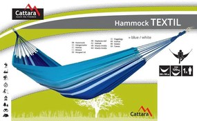 Cattara TEXTIL 200x100cm függőágy kék-fehér