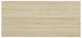 Sonoma tölgy színű szerelt fa mosdószekrény 100 x 38,5 x 45 cm