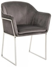 NT Tresanto Stone / Ezüst Bársony szék