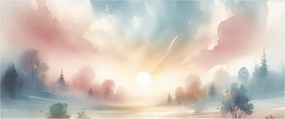 Kép - Elegáns tájkép (120x50 cm)