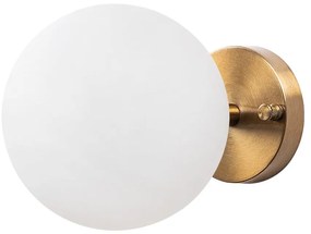 Fehér-bronzszínű fali lámpa ø 15 cm Atmaca – Opviq lights