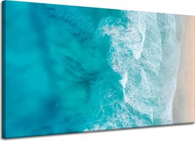 Vászonkép Hullámok Víz Nyugalom Óceán 120x70 cm Ideális ajándék