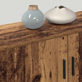 vidaXL Fali TV szekrény szett 3 pcs Öreg fa 100 x 34,5 x 40 cm Faanyag