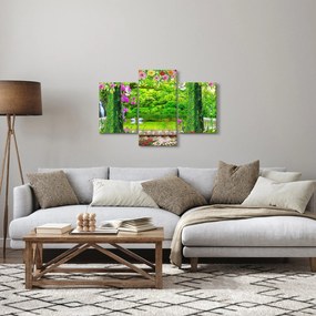 Kép - Varázslatos kert hattyúkkal (90x60 cm)