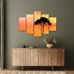 Kép egy fáról naplementekor (150x105 cm)