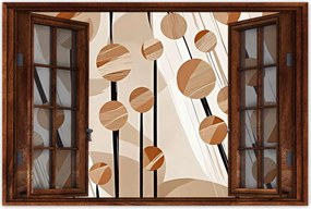 Poszterek 90x60 Bézs az oszlopokon