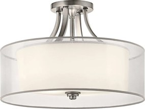 ELSTEAD KL-LACEY-SFM-AP LACEY Ernyős Mennyezeti Lámpa Antik Bronz, Fehér E27 IP20