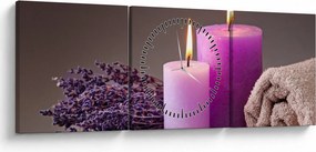Kép spa dolgokról (órával) (90x30 cm)