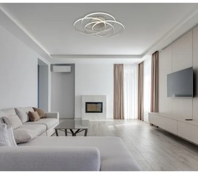 Globo 67355-55N -LED Mennyezeti lámpa KOMBOS LED/55W/230V átm. 51,5 cm matt króm