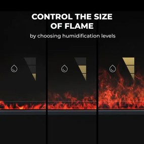 AENO - Okos elektromos hősugárzó/konvektor 1000/2000W fekete