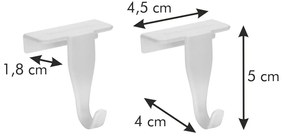Tescoma FlexiSPACE ajtóhorog, 2 db