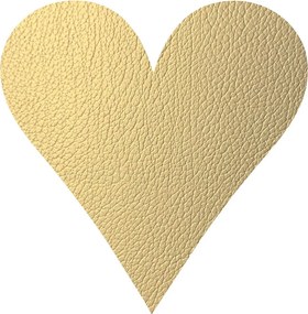 Öko bőr tányéralátét 30x30 cm Heart Hippo – LIND DNA