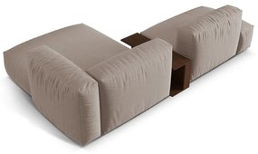 Bézs moduláris sarokkanapé (jobb oldali) Martina – Micadoni Home