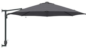 Fali napernyő LED-del Antracit 248 cm