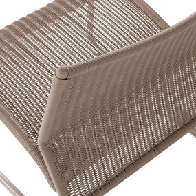 Bézs műrattan kerti fotel West – WOOOD