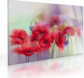 A mák képe (üvegen) (70x50 cm)