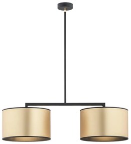 Argon 0898 - Csillár rúdon KARIN 2xE27/15W/230V sárgaréz/fekete