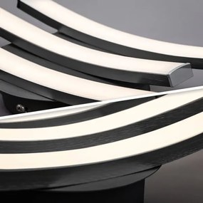 LED Mennyezeti lámpa 3xLED/6W/230V 2700K fekete