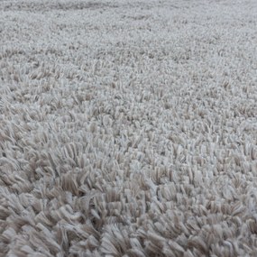 Világosbarna kerek szőnyeg ø 160 cm Fluffy – Ayyildiz Carpets