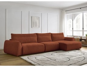 Narancssárga sarokkanapé Aden – Bobochic Paris