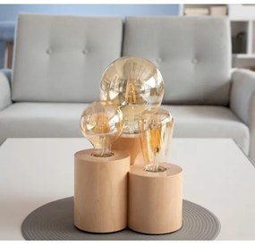 Spot-Light 2266360 - Vincent asztali lámpa 3xE27/15W/230V