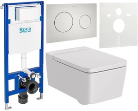 Set WC csésze Roca Inspira A346537630, beépíthető keret Roca Duplo A890070020, A80153263B, A89018920P, A890063000