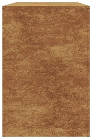 tűzifa állvány 100x40x60 cm időjárásálló acélból