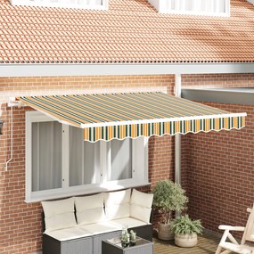 napellenző csere szövet 3.5x2.5 m keret zöld és sárga